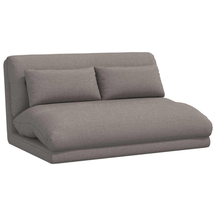 Justerbar golvstol Taupe Tyg