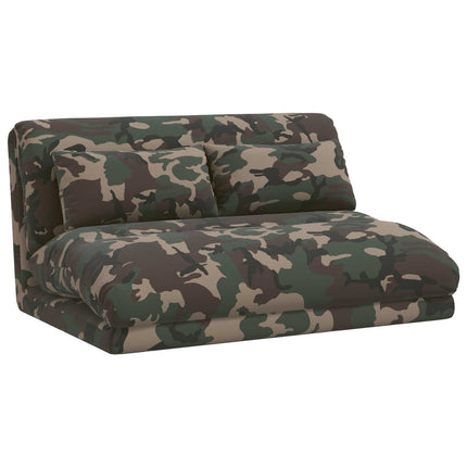 Justerbar golvstol Armégrön Tyg
