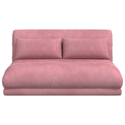 Justerbar golvstol Rosa Sammet