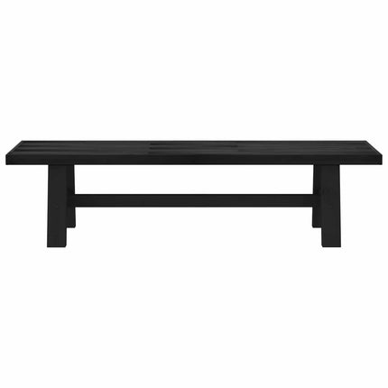 Matbänk NOAIN 160 x 41 x 45 cm Massivt furu Svart