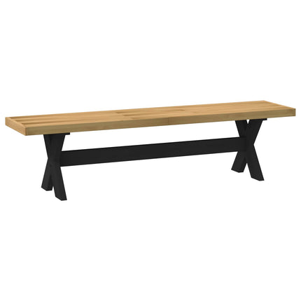 Matbänk NOAIN 160 x 41 x 45 cm Massivt furu Naturlig