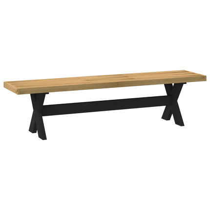 Matbänk NOAIN 160 x 41 x 45 cm Massivt furu Naturlig