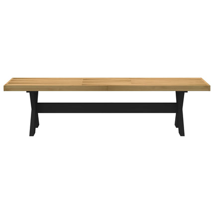 Matbänk NOAIN 160 x 41 x 45 cm Massivt furu Naturlig