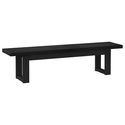 Matbänk NOAIN 160 x 41 x 45 cm Massivt furu Svart