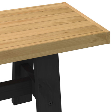 Matbänk NOAIN 120 x 41 x 45 cm Massivt furu Naturlig