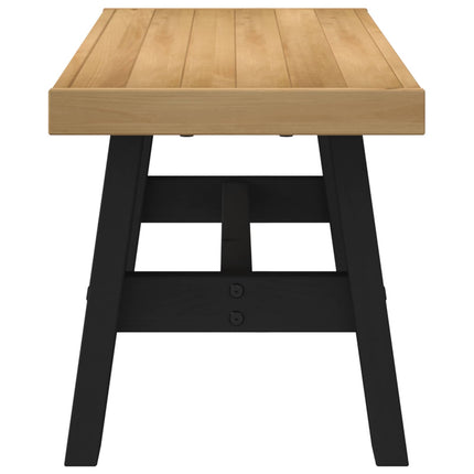 Matbänk NOAIN 120 x 41 x 45 cm Massivt furu Naturlig