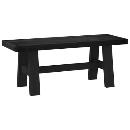 Matbänk NOAIN 120 x 41 x 45 cm Massivt furu Svart
