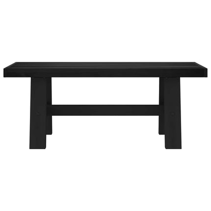 Matbänk NOAIN 120 x 41 x 45 cm Massivt furu Svart