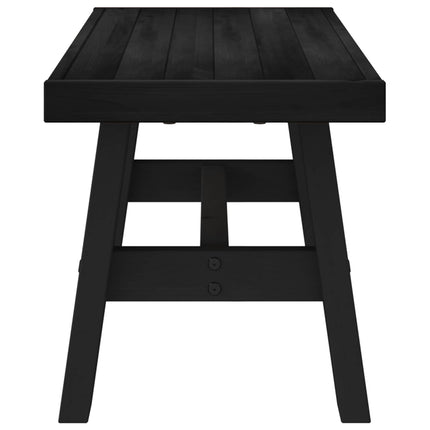 Matbänk NOAIN 120 x 41 x 45 cm Massivt furu Svart