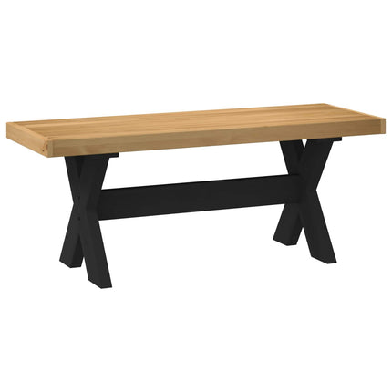 Matbänk NOAIN 120 x 41 x 45 cm Massivt furu Naturlig