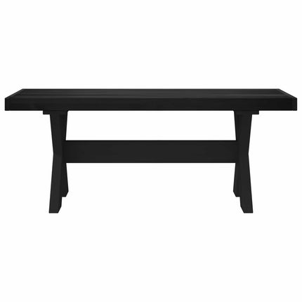 Matbänk NOAIN 120 x 41 x 45 cm Massivt furu Svart