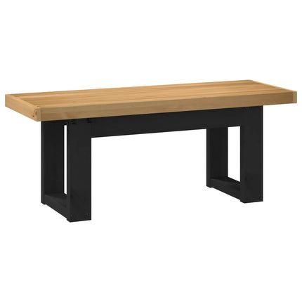 Matbänk NOAIN 120 x 41 x 45 cm Massivt furu Naturlig