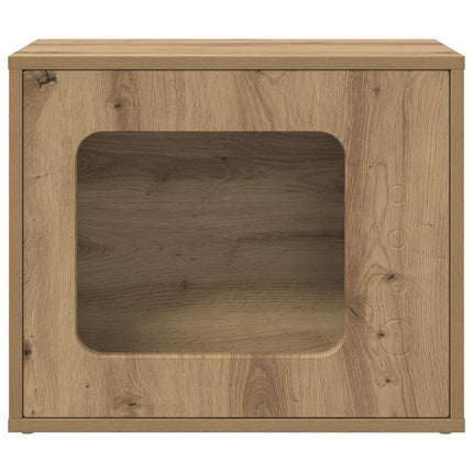 Katt hus Artisan Ek 51 x 30 x 42,5 cm Konstruerat trä
