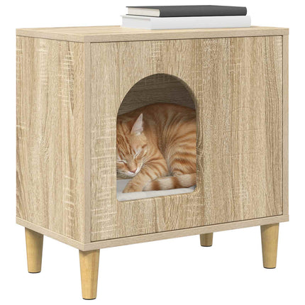 Katt hus Sonoma 51 x 30 x 52 cm Konstruerat trä