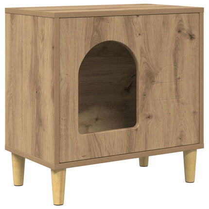 Katt hus Artisan Ek 51 x 30 x 52 cm Konstruerat trä