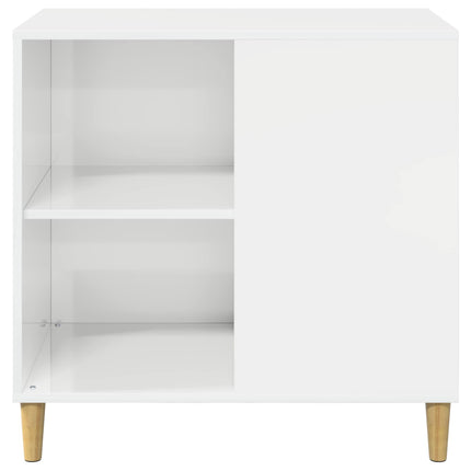 Katt hus Glansig Vit 72 x 42,5 x 70 cm Konstruerat trä