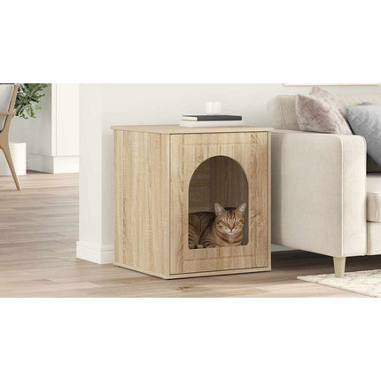 Katt hus Sonoma 53 x 52 x 62 cm Konstruerat trä
