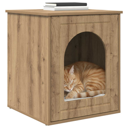 Katt hus Artisan Ek 53 x 52 x 62 cm Konstruerat trä