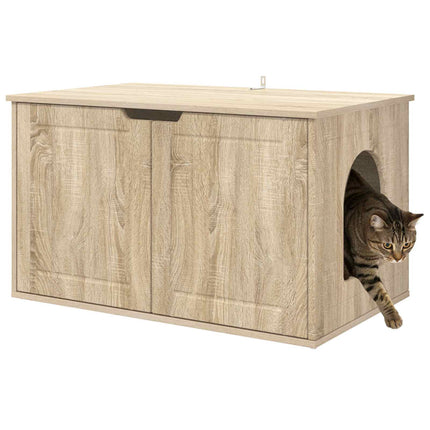 Katt hus Sonoma 85 x 55 x 50,5 cm Konstruerat trä