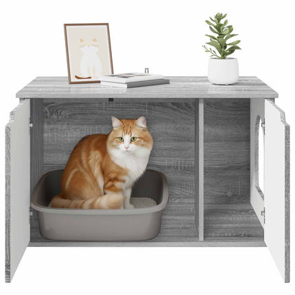Katt hus Betong 85 x 55 x 50,5 cm Konstruerat trä