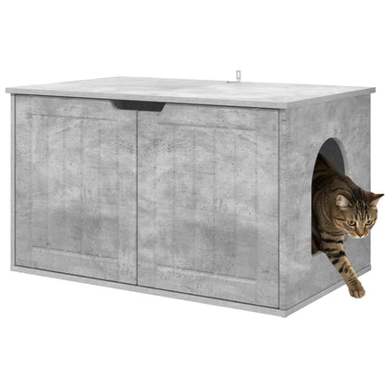 Katt hus Betong 85 x 55 x 50,5 cm Konstruerat trä