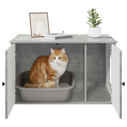 Katt hus Betong 85 x 55 x 50 cm Konstruerat trä