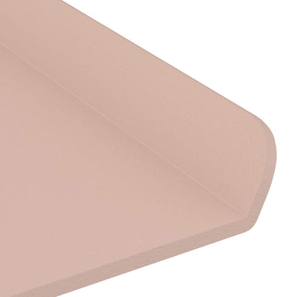 Flytande hylla Väggmonterad 4 pcs Rosa 30 x 9 x 2,5 cm Stål