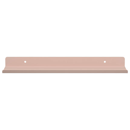 Flytande hylla Väggmonterad 4 pcs Rosa 30 x 9 x 2,5 cm Stål