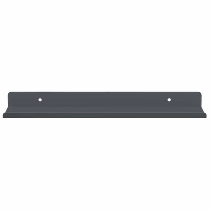 Flytande hylla Väggmonterad 4 pcs Antracit 30 x 9 x 2,5 cm Stål