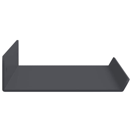 Flytande hylla 4 pcs Antracit 40 x 8,5 x 2,5 cm Stål