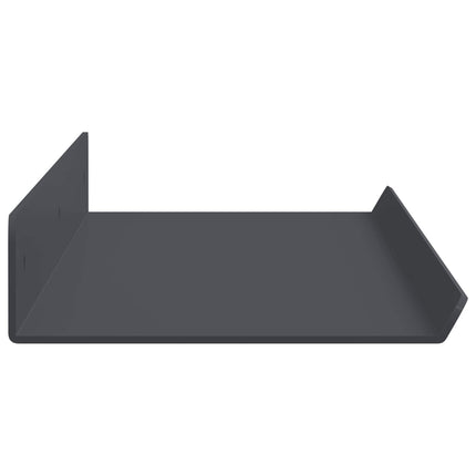 Flytande hylla 4 pcs Antracit 60 x 8,5 x 2,5 cm Stål