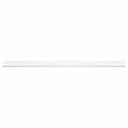 Flytande hylla Väggmonterad 2 pcs Vit 80 x 9 x 2,5 cm Stål