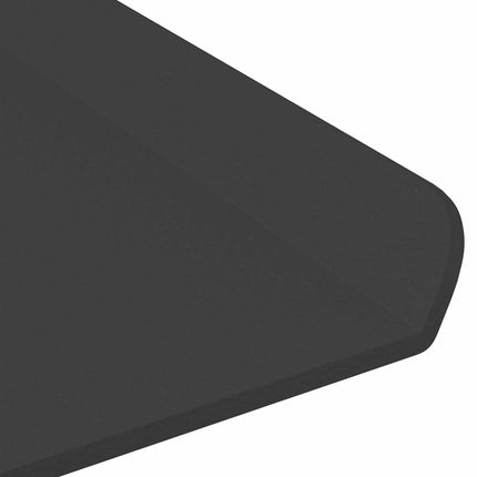 Flytande hylla Väggmonterad 4 pcs Svart 40 x 18 x 2,5 cm Stål