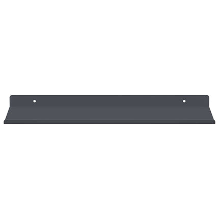 Flytande hylla 4 pcs Antracit 40 x 18 x 2,5 cm Stål
