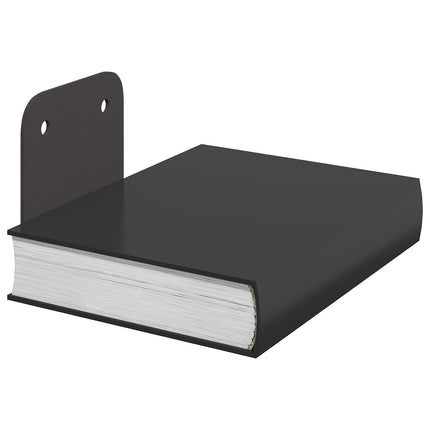 Flytande hylla med hylla 24 pcs Svart 6 x 10,8 x 6,6 cm
