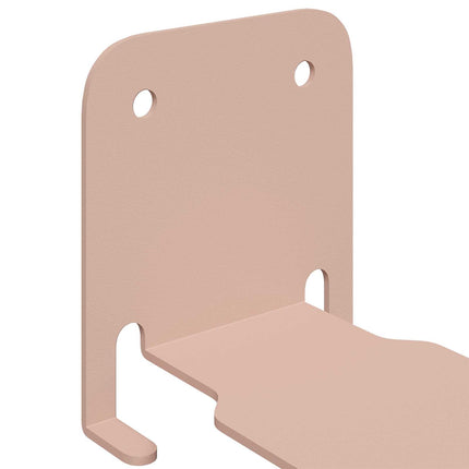 Flytande hylla med hylla 4 pcs Rosa 6 x 10,8 x 6,6 cm