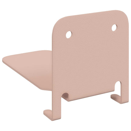 Flytande hylla med hylla 4 pcs Rosa 6 x 10,8 x 6,6 cm