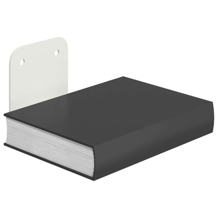 Flytande hylla med hylla 4 pcs Vit 6 x 10,8 x 6,6 cm