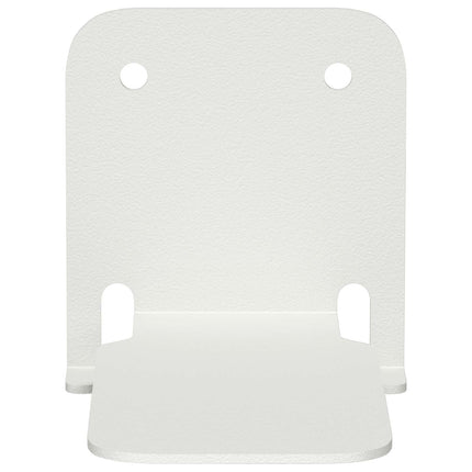 Flytande hylla med hylla 8 pcs Vit 6 x 10,8 x 6,6 cm