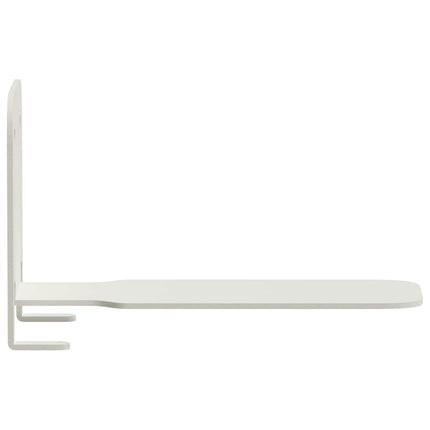 Flytande hylla med hylla 8 pcs Vit 6 x 10,8 x 6,6 cm