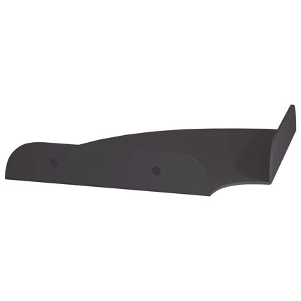 Flytande hylla med hylla med lagring 4 pcs Svart 15 x 15 x 2 cm