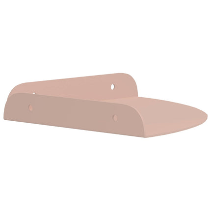 Flytande hylla med hylla med lagring 4 pcs Rosa 15 x 15 x 2 cm