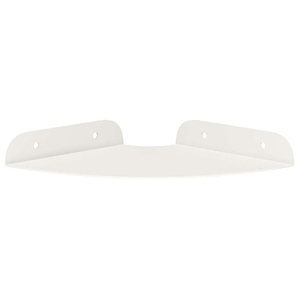Flytande hylla med hylla med lagring 4 pcs Vit 15 x 15 x 2 cm