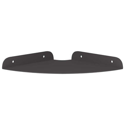 Flytande hylla med hylla med lagring 4 pcs Svart 18 x 18 x 2 cm