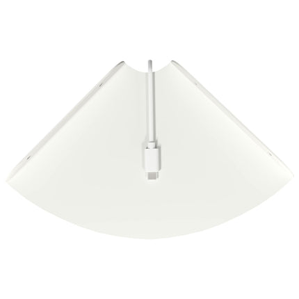 Flytande hylla med hylla med lagring 2 pcs Vit 18 x 18 x 2 cm