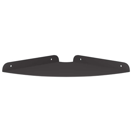 Flytande hylla med hylla med lagring 4 pcs Svart 24 x 24 x 2 cm