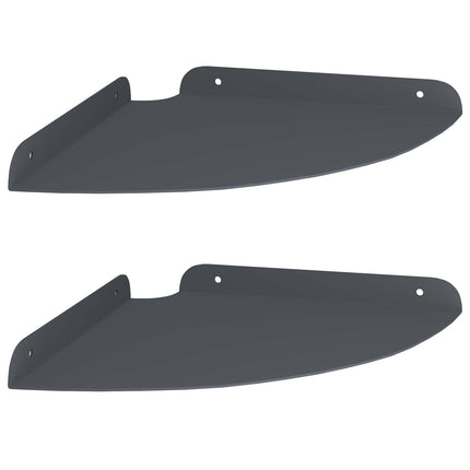 Flytande hylla med hylla 2 pcs Antracit 24 x 24 x 2 cm