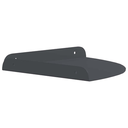 Flytande hylla med hylla 2 pcs Antracit 24 x 24 x 2 cm