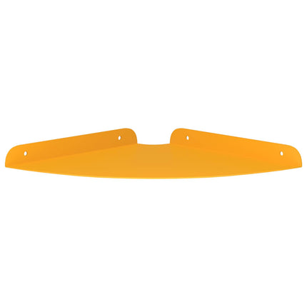 Flytande hylla med hylla 2 pcs Senapsgul 24 x 24 x 2 cm