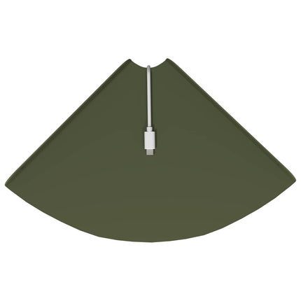Flytande hylla med hylla 2 pcs Olivgrön 24 x 24 x 2 cm